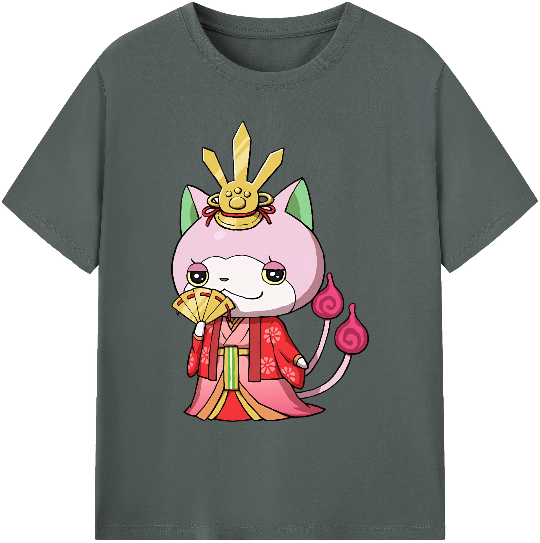 （画像用） 妖怪ウォッチ Yo-kai Watch 綿100％ メンズ半袖Tシャツ｜肌触りやわらか＆通気性